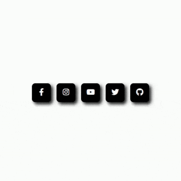 Create Social Media Icons with Custom Tooltip using HTML and CSS
